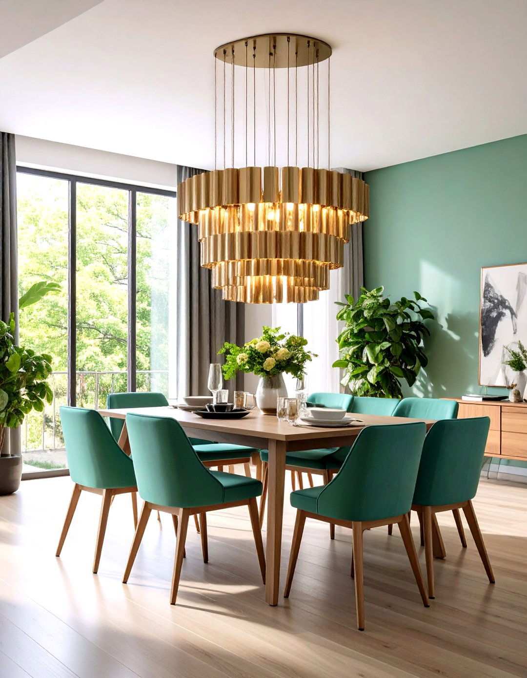Multi Level Tiered Chandeliers - 24 Small Dining Room Lighting Ideas