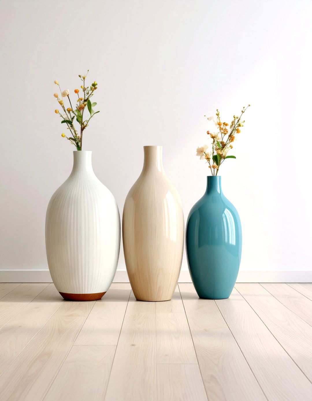Multi Vase Floor Display - 24 Large Floor Vase Decoration Ideas