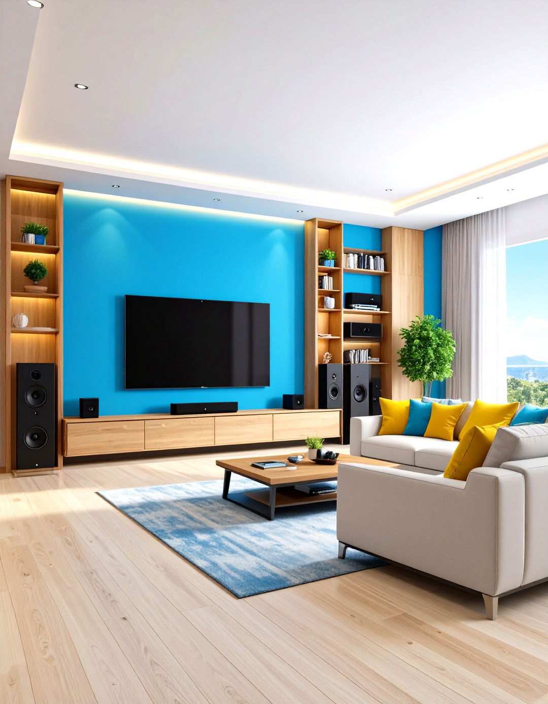 Multi Zone Media Wall System - 24 Media Wall Ideas