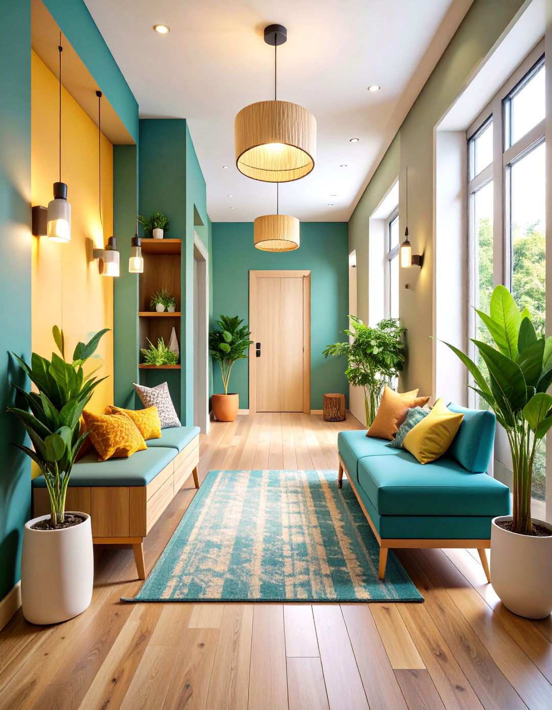 Multipurpose Design Elements - 24 Narrow Hallway Ideas