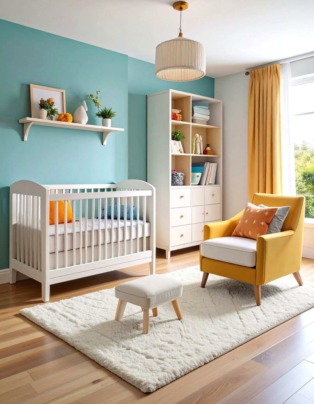 Multipurpose Furniture Focus - 24 Small Nursery Ideas