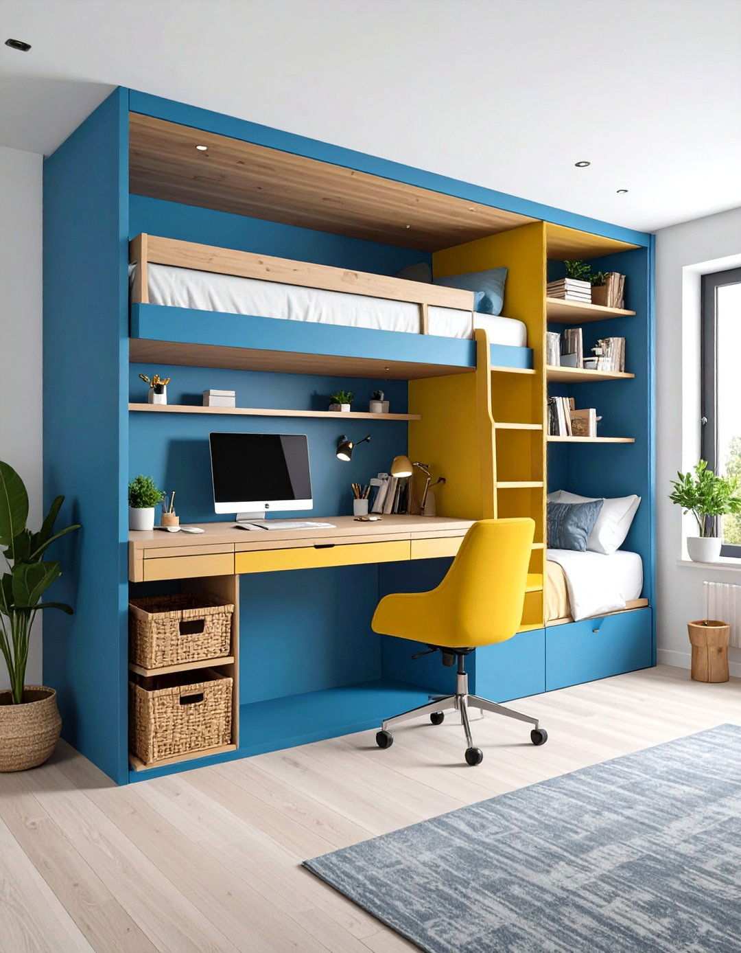Murphy Bed Guest Room Office Combination - 24 small guest room ideas