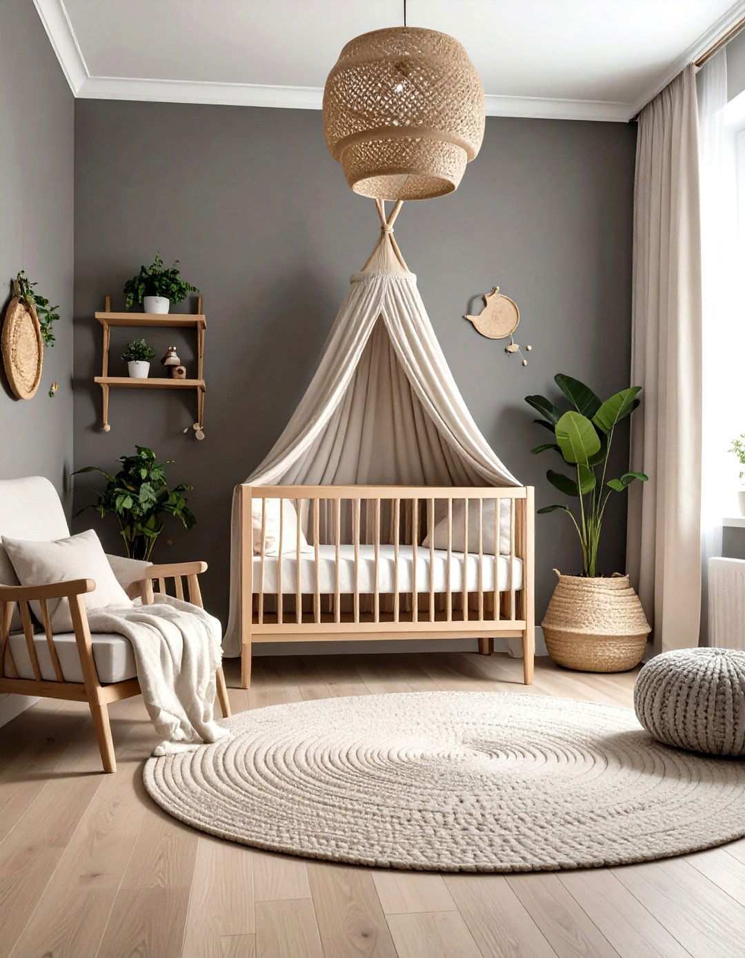 Mushroom and Cream Nursery - 24 Neutral Nursery Ideas