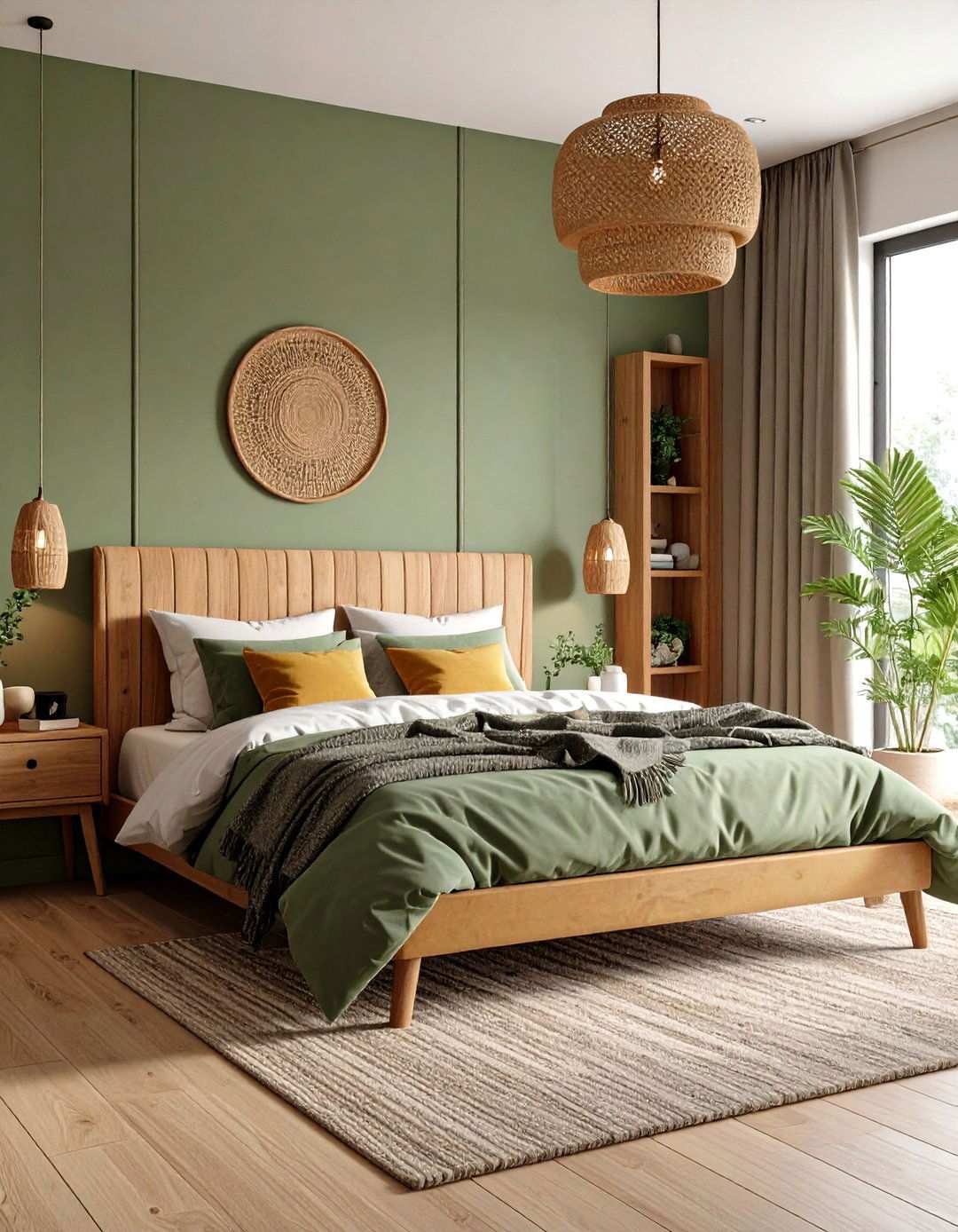 Mushroom Grey Limewash Cozy Bedroom - 24 Limewash Bedroom Ideas