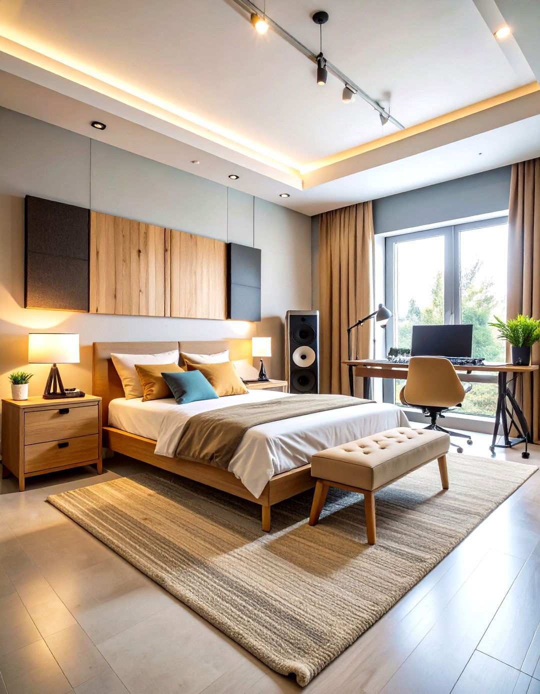 Music Studio Recording Bedroom - 24 Man Cave Bedroom Ideas