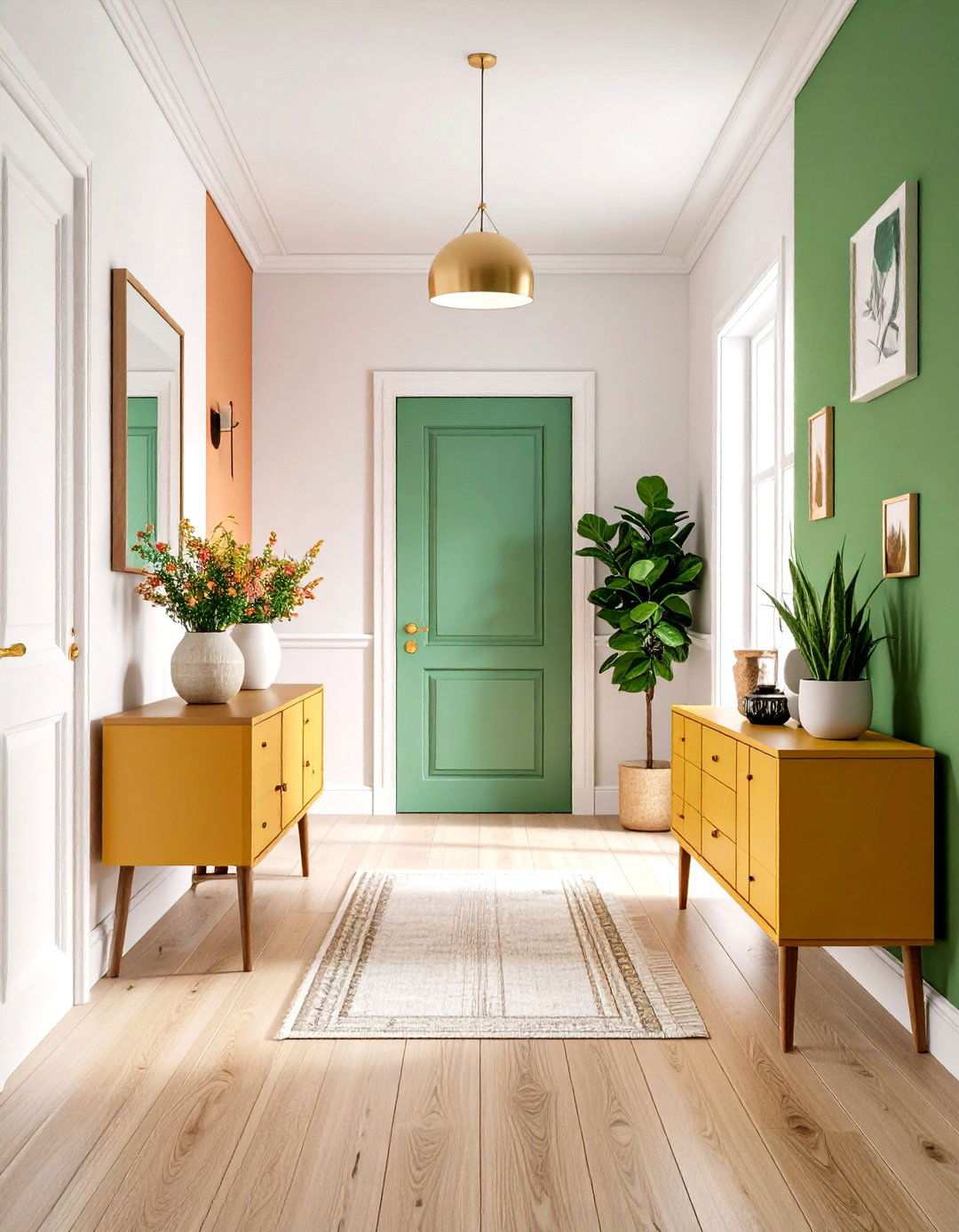 Narrow Furniture Selection - 24 Narrow Hallway Ideas
