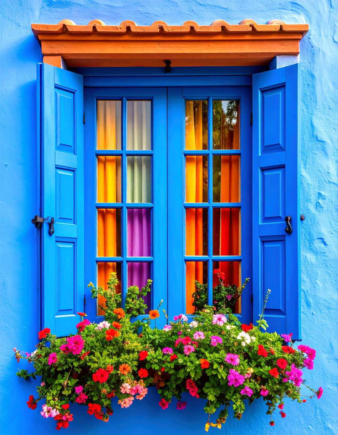 Narrow Vertical Windows for Traditional Proportions - 24 spanish style windows