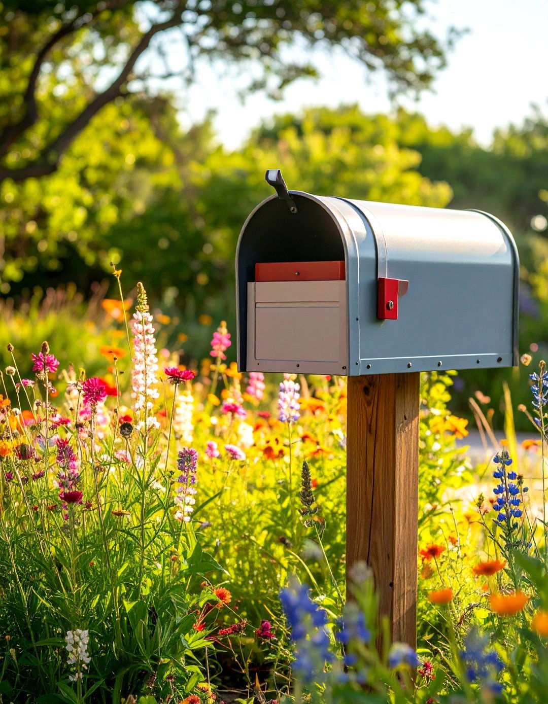 Native Plant Wildlife Habitat - 24 Mailbox Decor Ideas