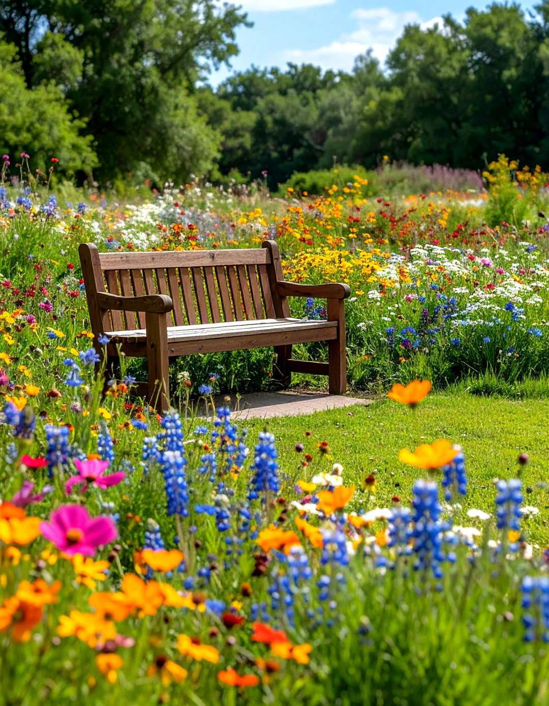 Native Wildflower Meadow - 24 Memorial Garden Ideas