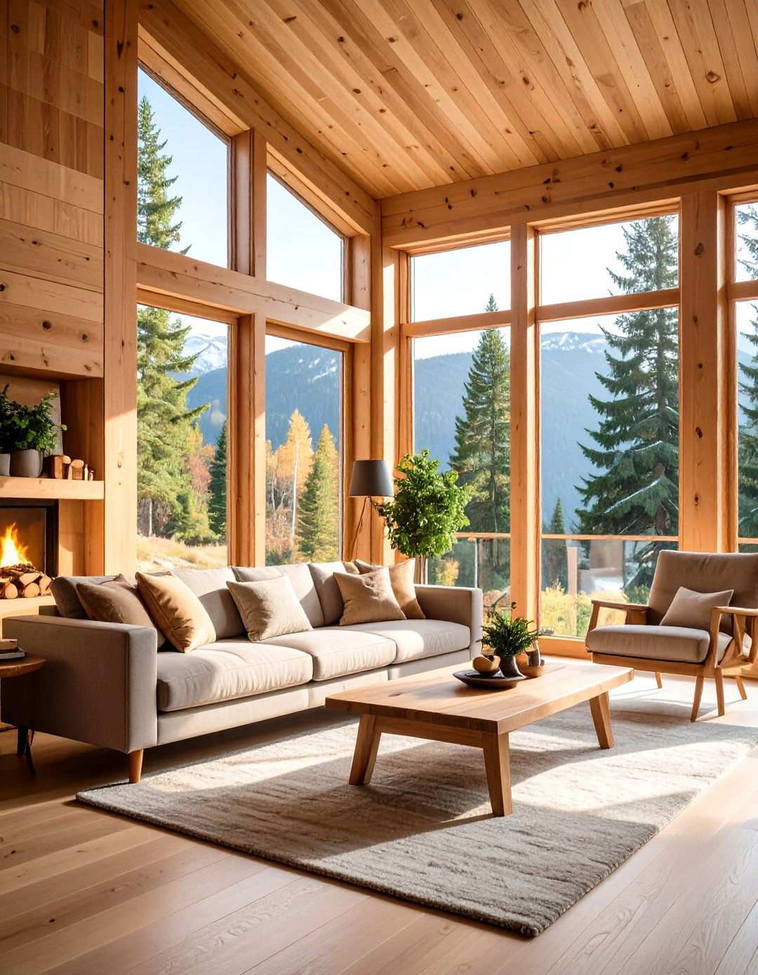 Natural Cedar Warmth - 24 Window Trim Ideas