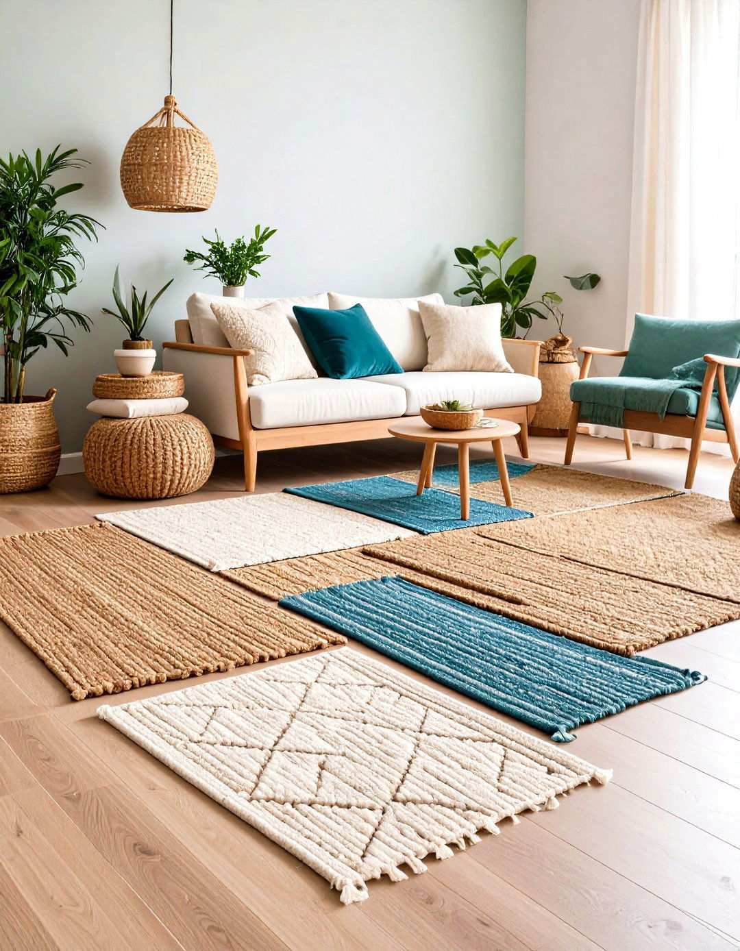 Natural Fiber Floor Coverings - 24 Wabi Sabi Interior Design Ideas