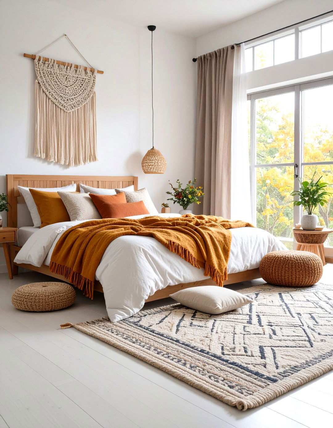 Natural Fiber Textiles - 24 Japanese Bedroom Ideas