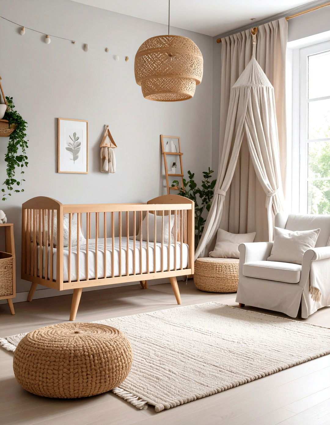 Natural Linen Nursery - 24 Neutral Nursery Ideas