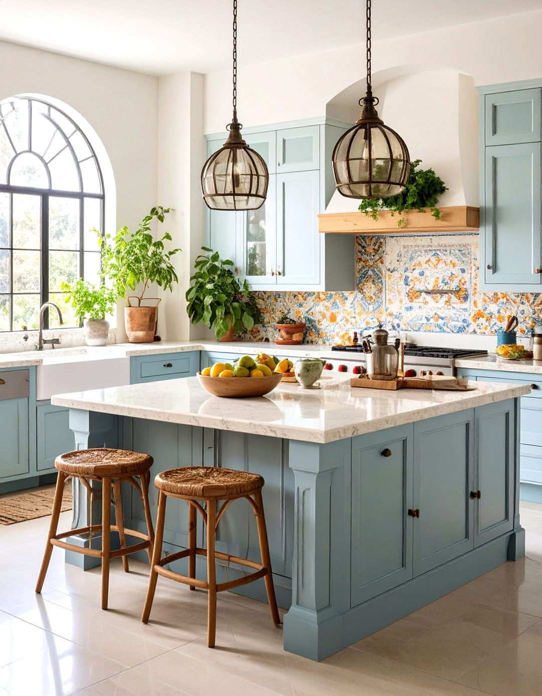 Natural Stone Mexican Kitchen Countertops - 24 Mexican Kitchen Ideas