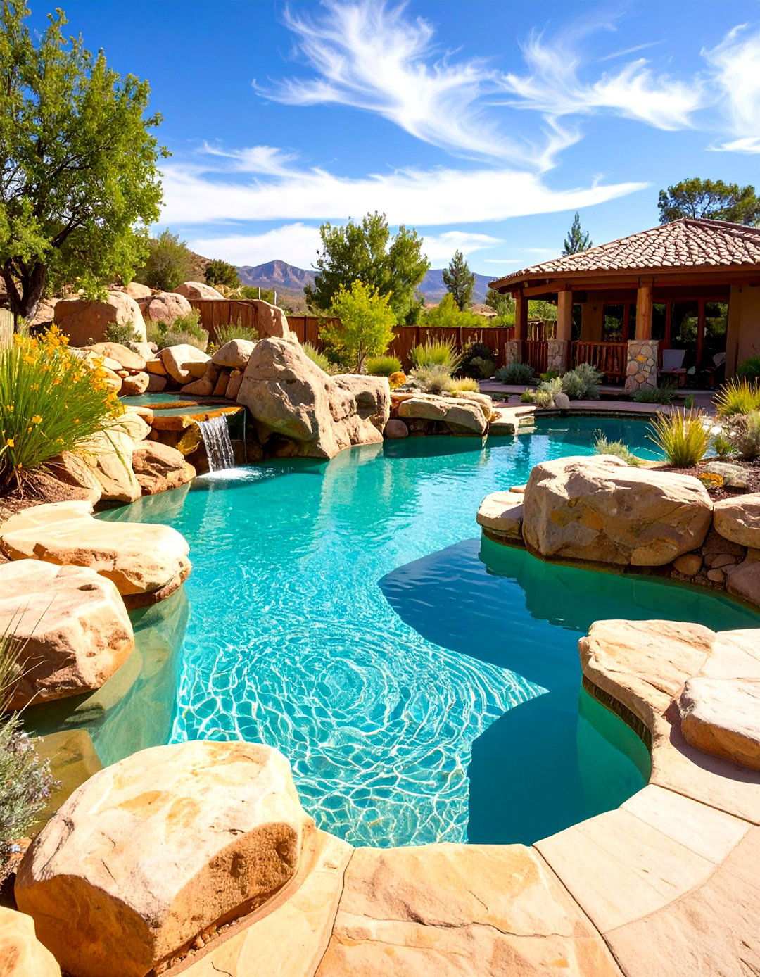 Natural Swimming Hole Lagoon Pool - 24 Lagoon Pool Ideas
