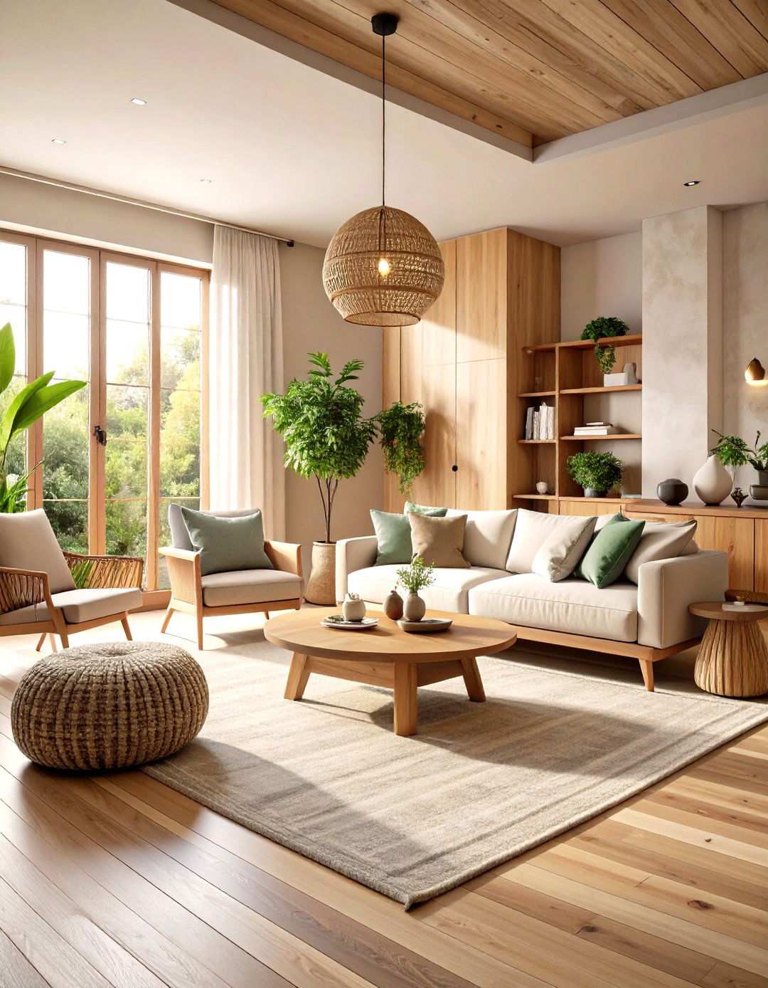 Natural Texture Layering - 24 Minimalist Decorating Ideas