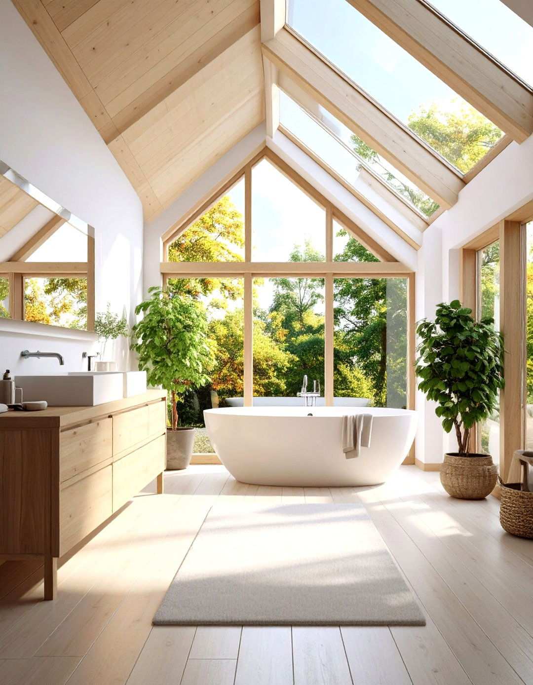 Natural Ventilation Skylight Wet Room - 24 Wet Room Ideas