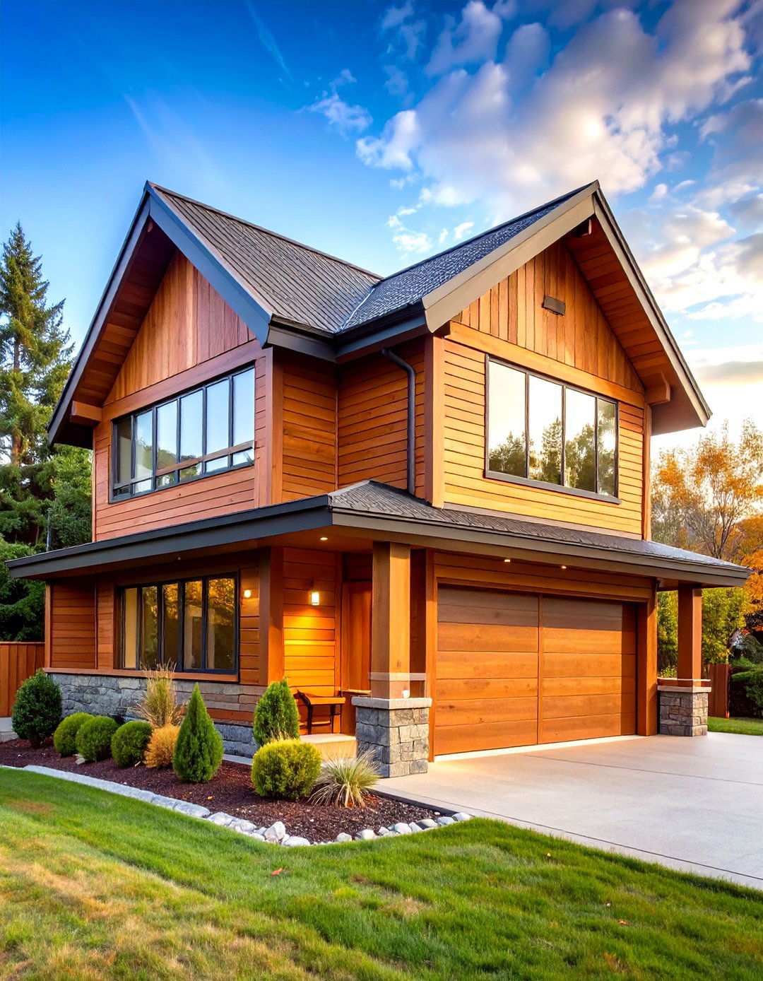 Natural Wood Cladding Systems - 24 Minimalist House Exterior Ideas