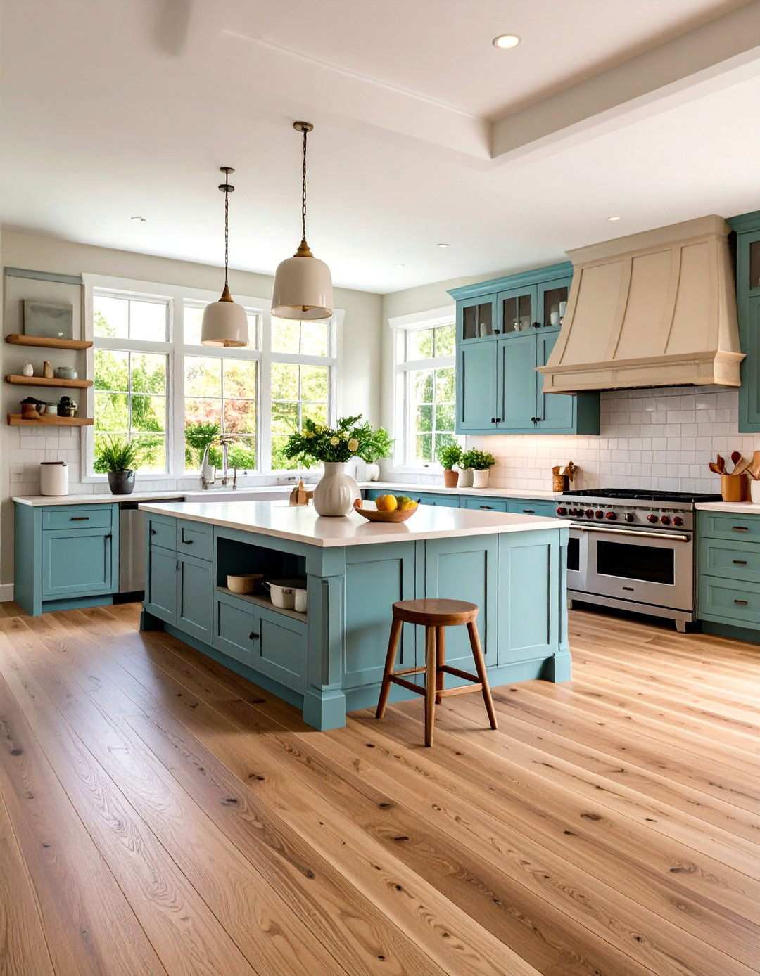 Natural Wood Look Linoleum Kitchen Flooring - 24 Linoleum Kitchen Flooring Ideas