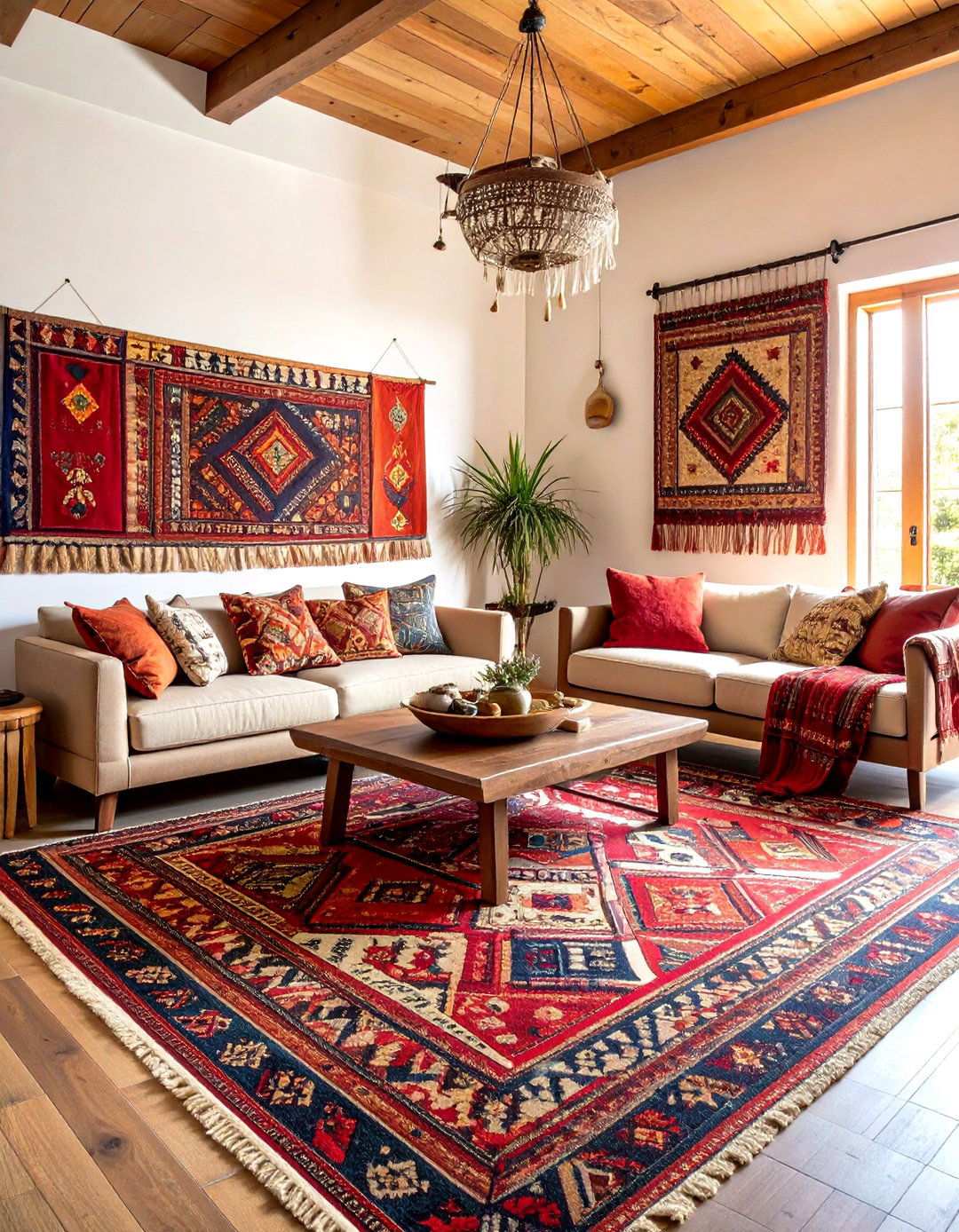 Navajo Textile Integration - 24 Southwest Interior Design Ideas