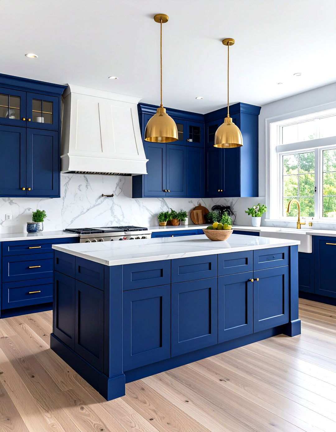 Navy Blue Kitchen Islands - 24 Kitchen Island Color Ideas