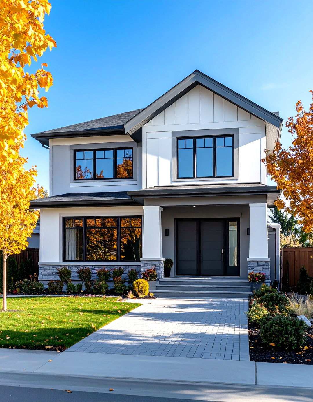 Neutral Color Palette Compositions - 24 Minimalist House Exterior Ideas