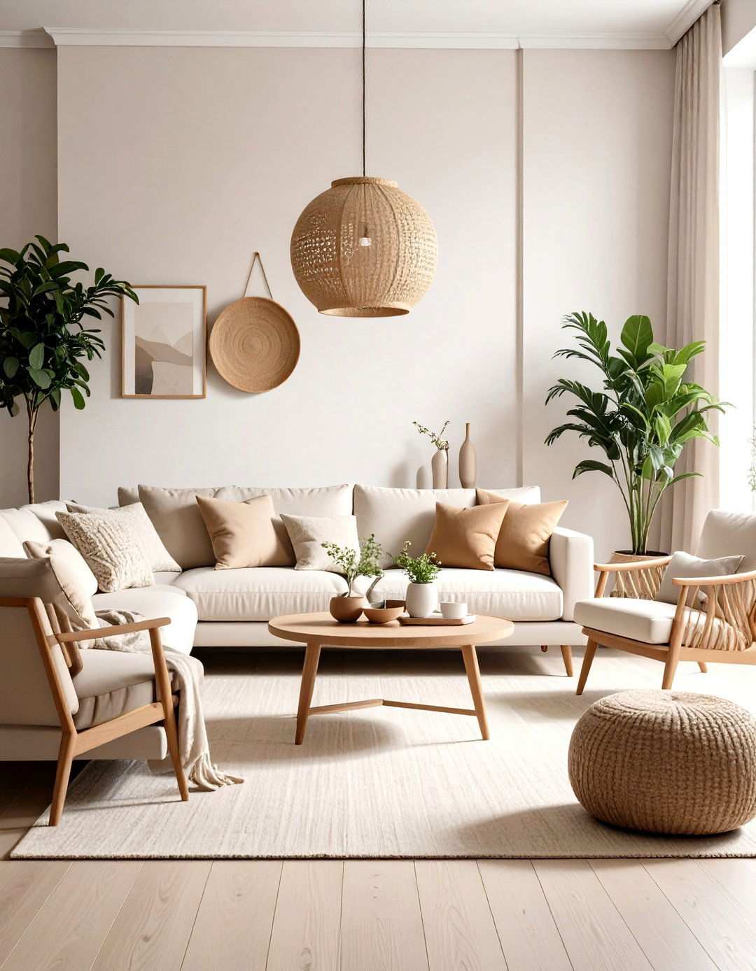 Neutral Color Palette Living - 24 Minimalist Decorating Ideas