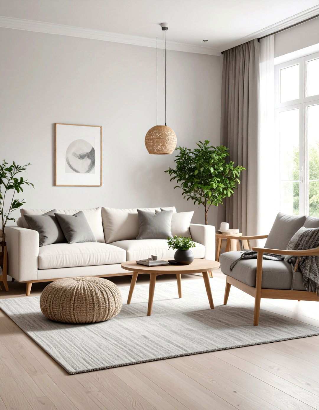 Neutral Color Palette Schemes - 24 Industrial Living Room Ideas
