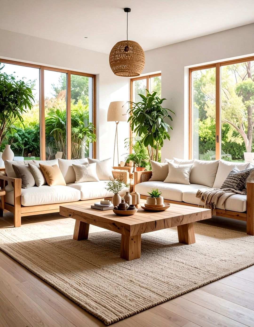 Neutral Living Room Sanctuary - 24 Nancy Meyers Interior Design Ideas