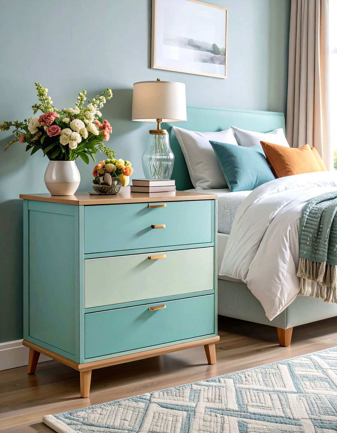 Nightstand Drawer Maximization - 24 small bedroom storage ideas