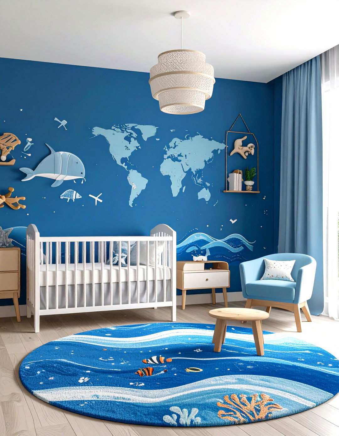 Ocean Current Nursery - 24 Ocean-themed Nursery Ideas