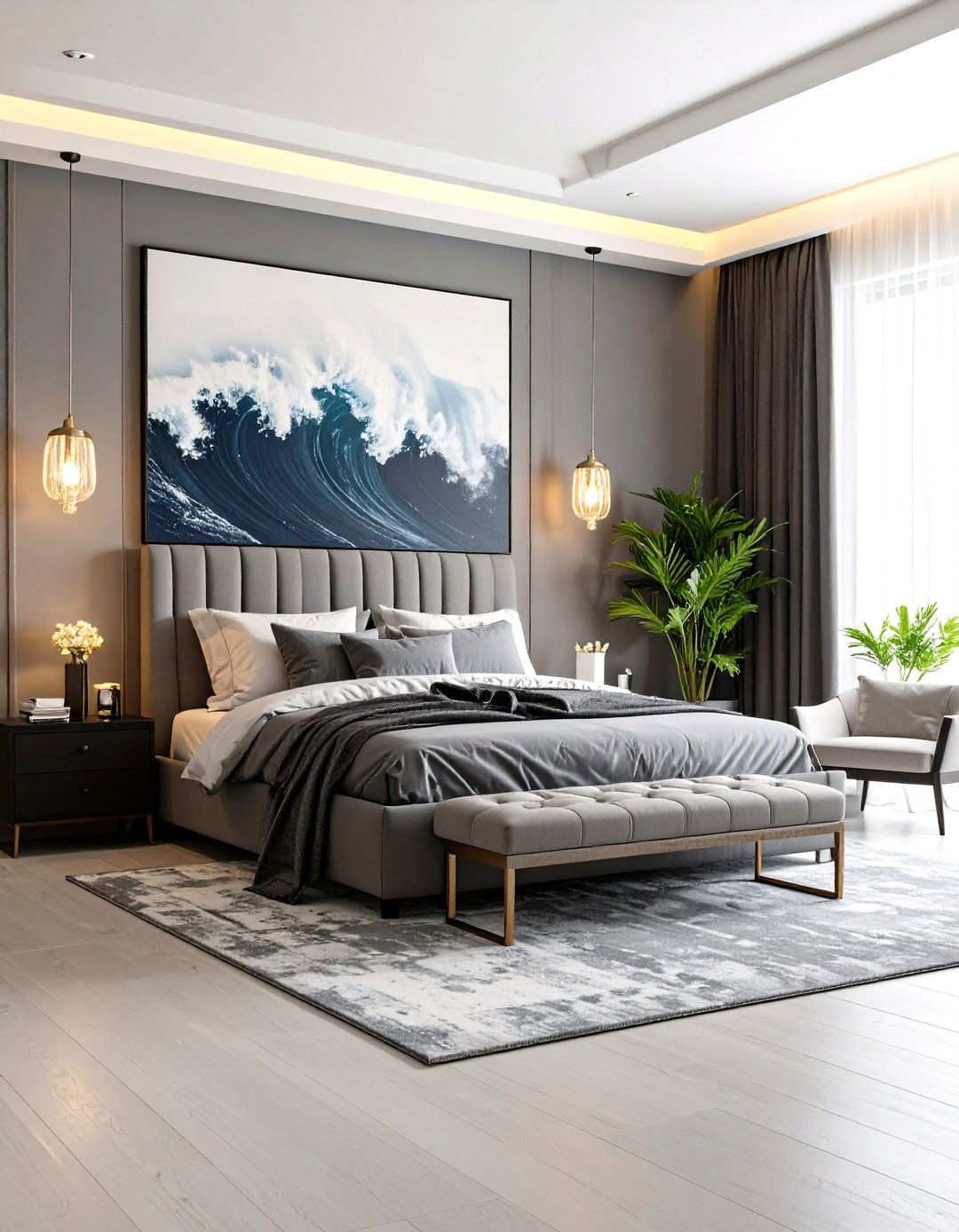 Oceanic Storm Drama - 24 Underwater Mermaid Bedroom Ideas