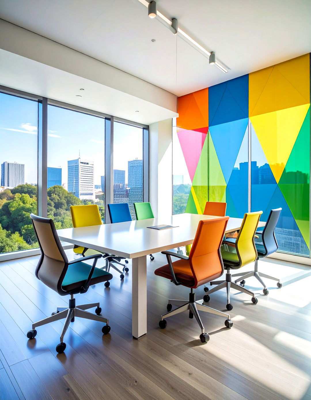 Office Distraction Control Film - 24 Window Film Designs