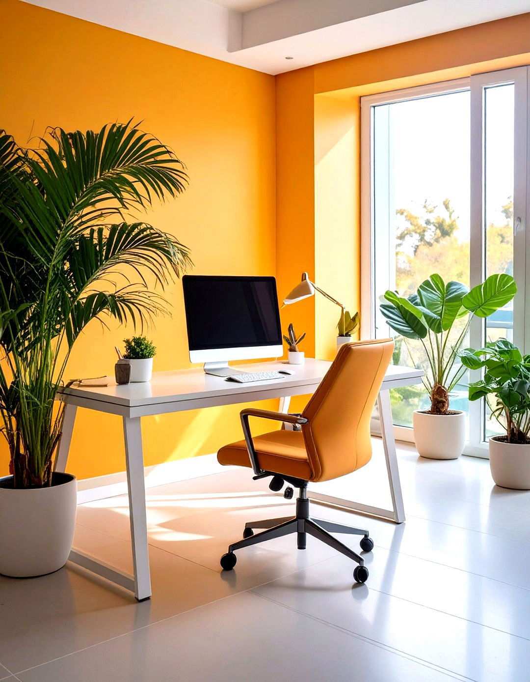 Office Productivity Plant Arrangements - 24 Ways Decorating With Plants