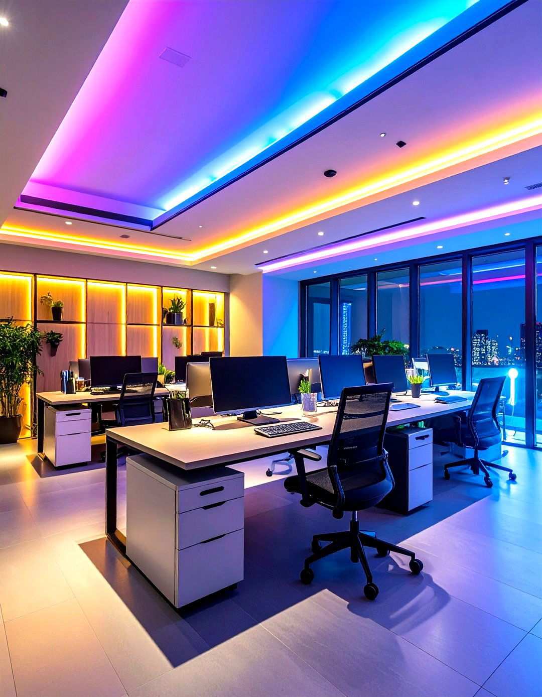 Office Productivity Soffit Lighting - 24 Soffit Lighting Ideas