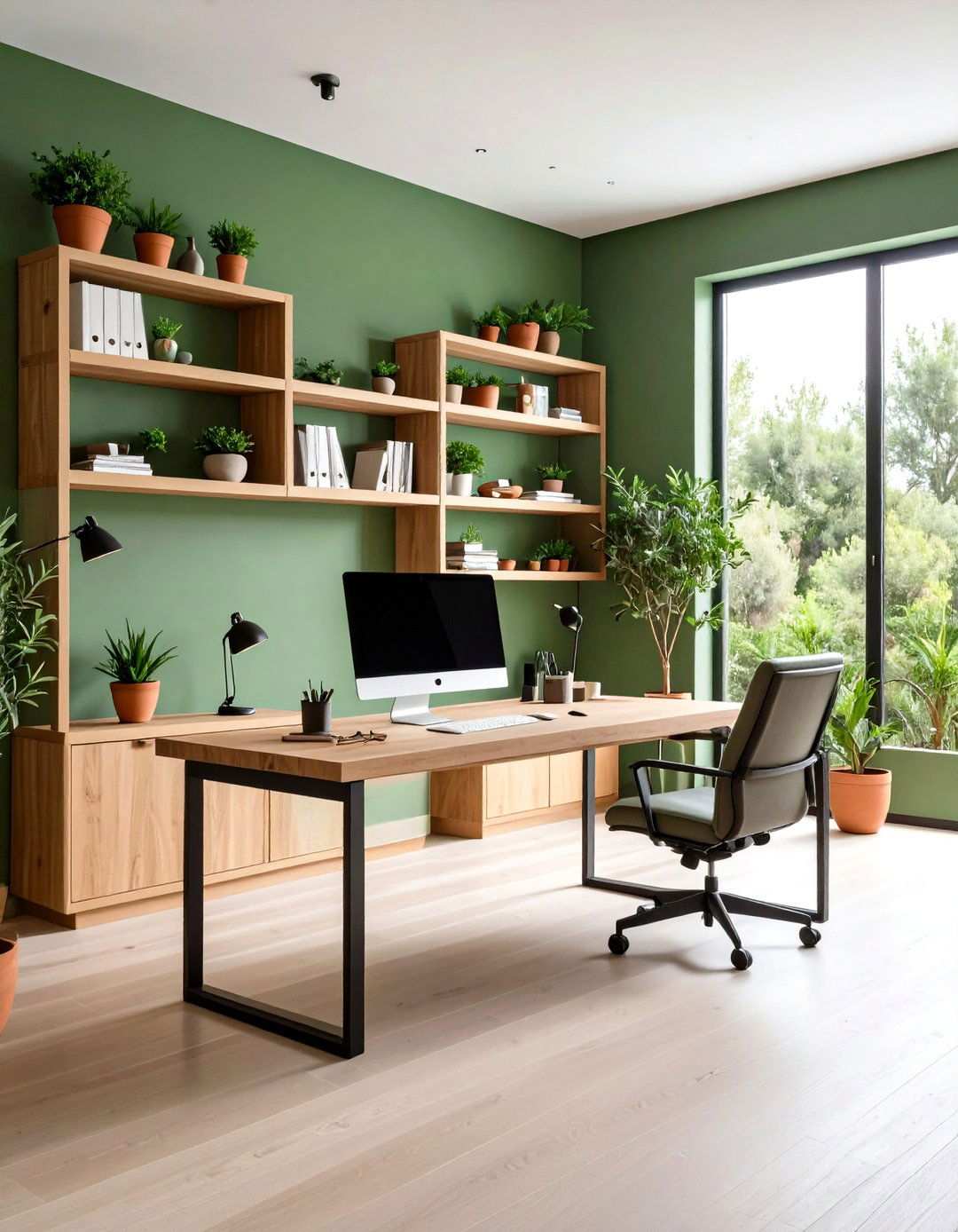 Olive Grove Inspired Office - 24 Mediterranean Interior Design Ideas