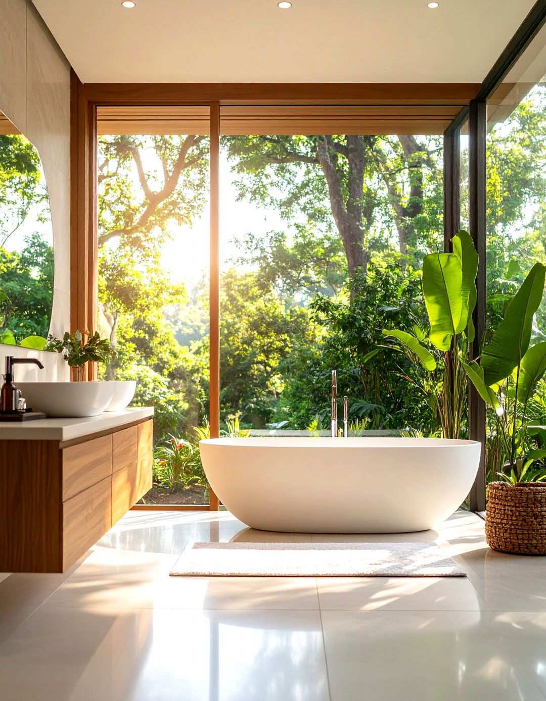 Open Air Indoor Outdoor Connections - 24 Modern Shower Ideas