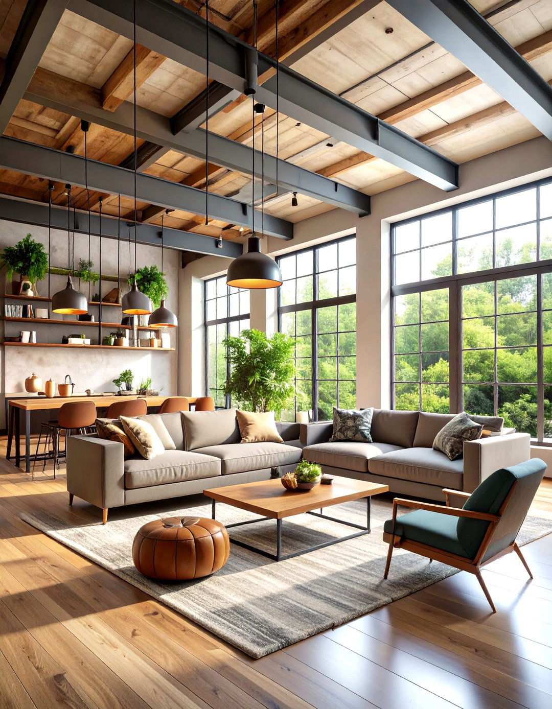 Open Beam Ceiling Loft Concept - 24 Loft Ideas
