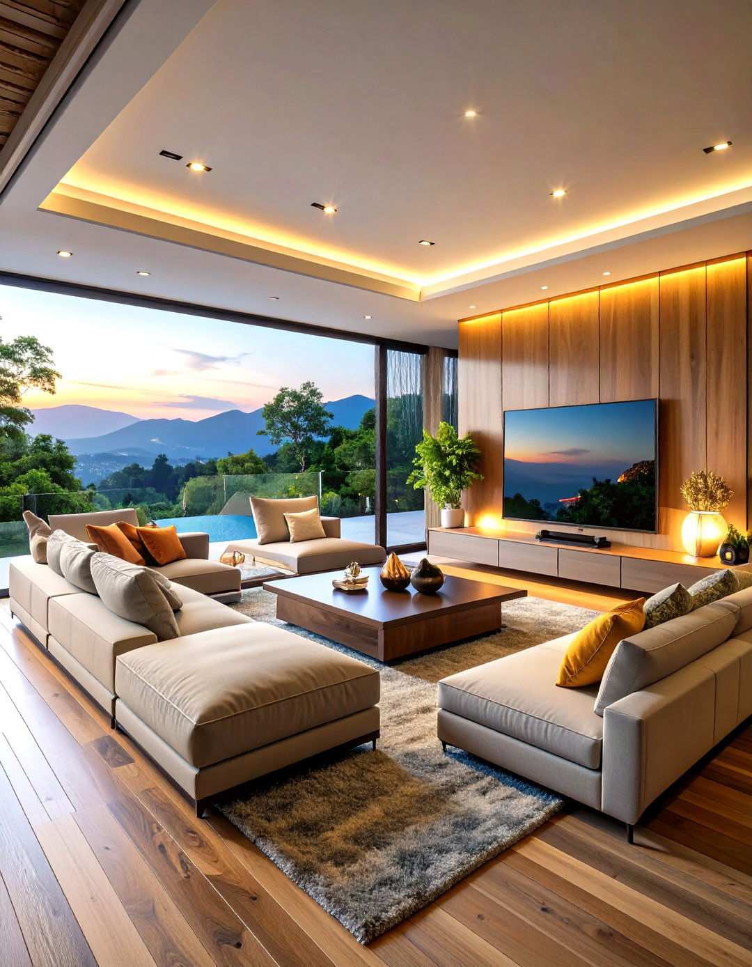 Open Concept Media Area - 24 Media Room Ideas