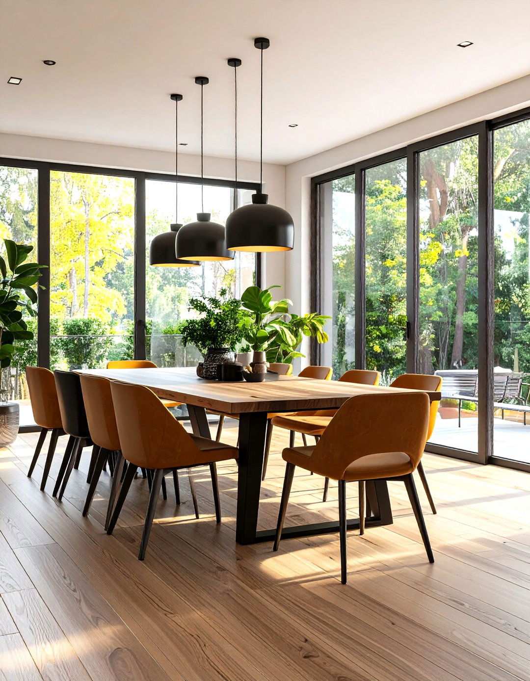 Open Concept Moody Dining Spaces - 24 Moody Dining Room Ideas