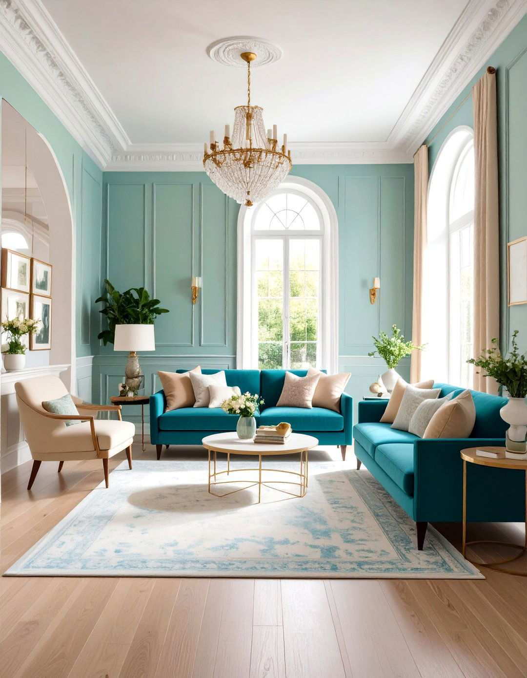 Open Concept Room Division - 24 Living Room Wainscoting Ideas