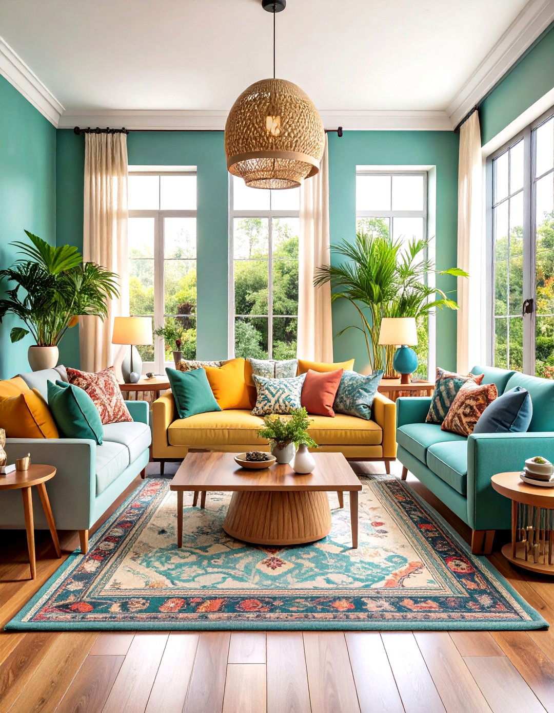 Open Concept Symmetrical Living Room - 24 Symmetrical Living Room Ideas