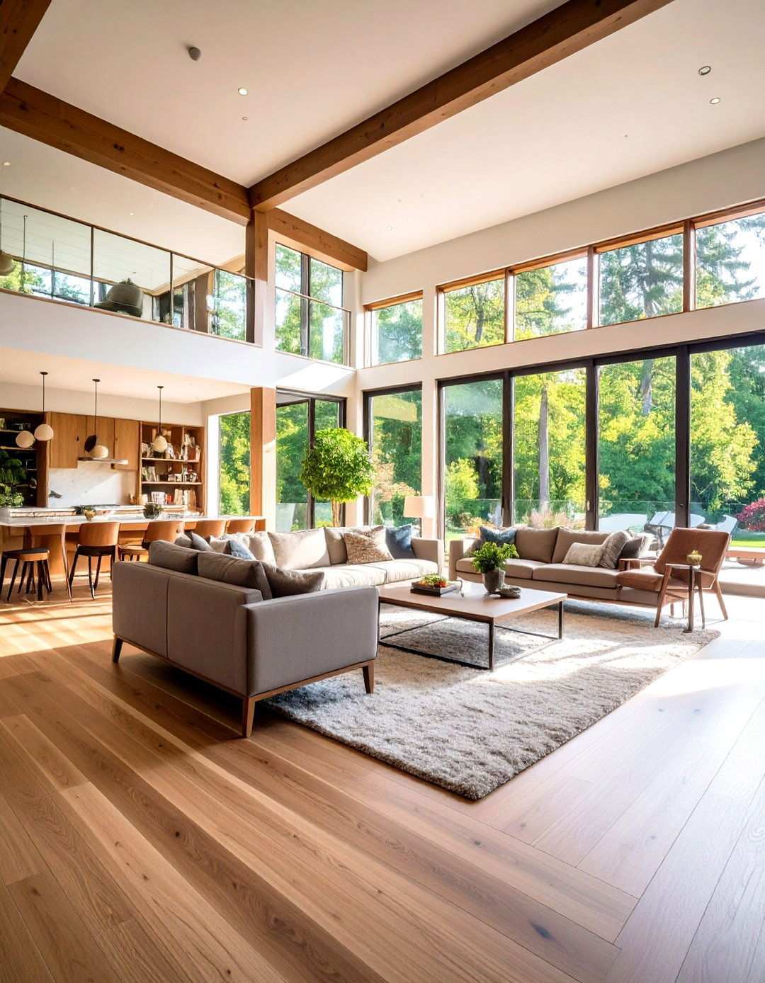 Open Floor Plan Layout Strategies - 24 Mid-Century Modern Living Room Ideas