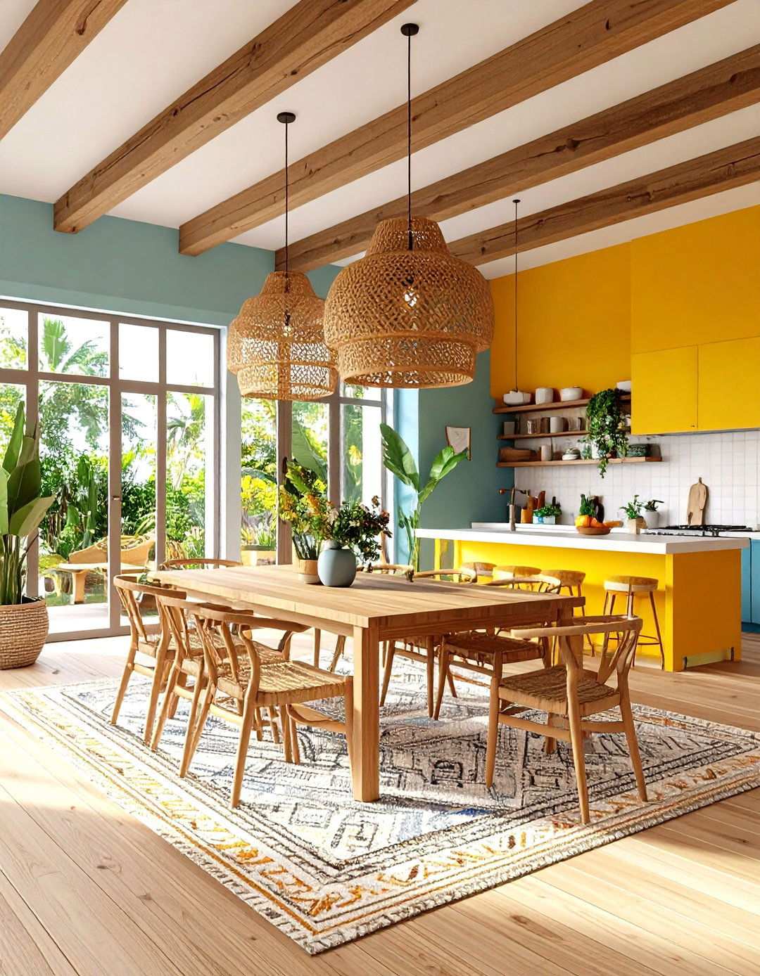 Open Floor Plan Living Areas - 24 Mexican Style House Design Ideas