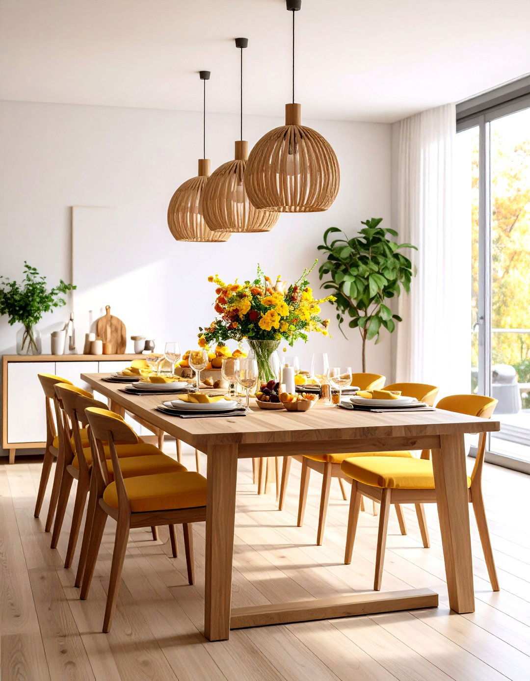 Open Plan Dining Space Integration - 24 Scandinavian Interior Design Ideas