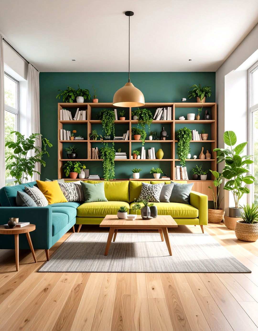 Open Shelving Display Media Wall - 24 Media Wall Ideas