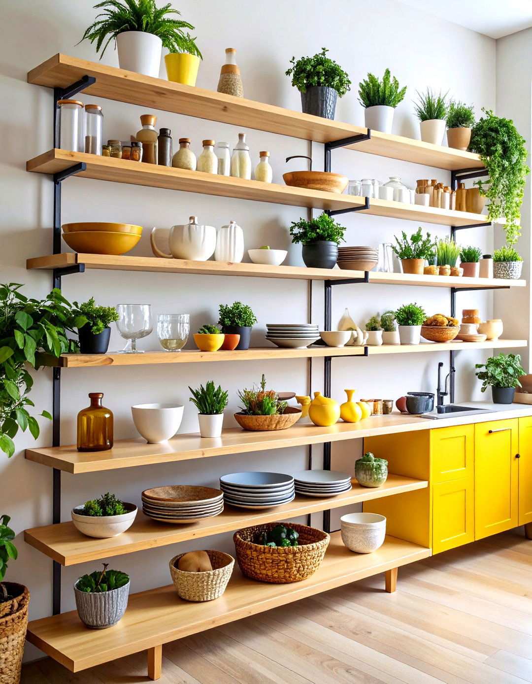 Open Shelving Display Systems - 24 Kitchen Remodel Ideas