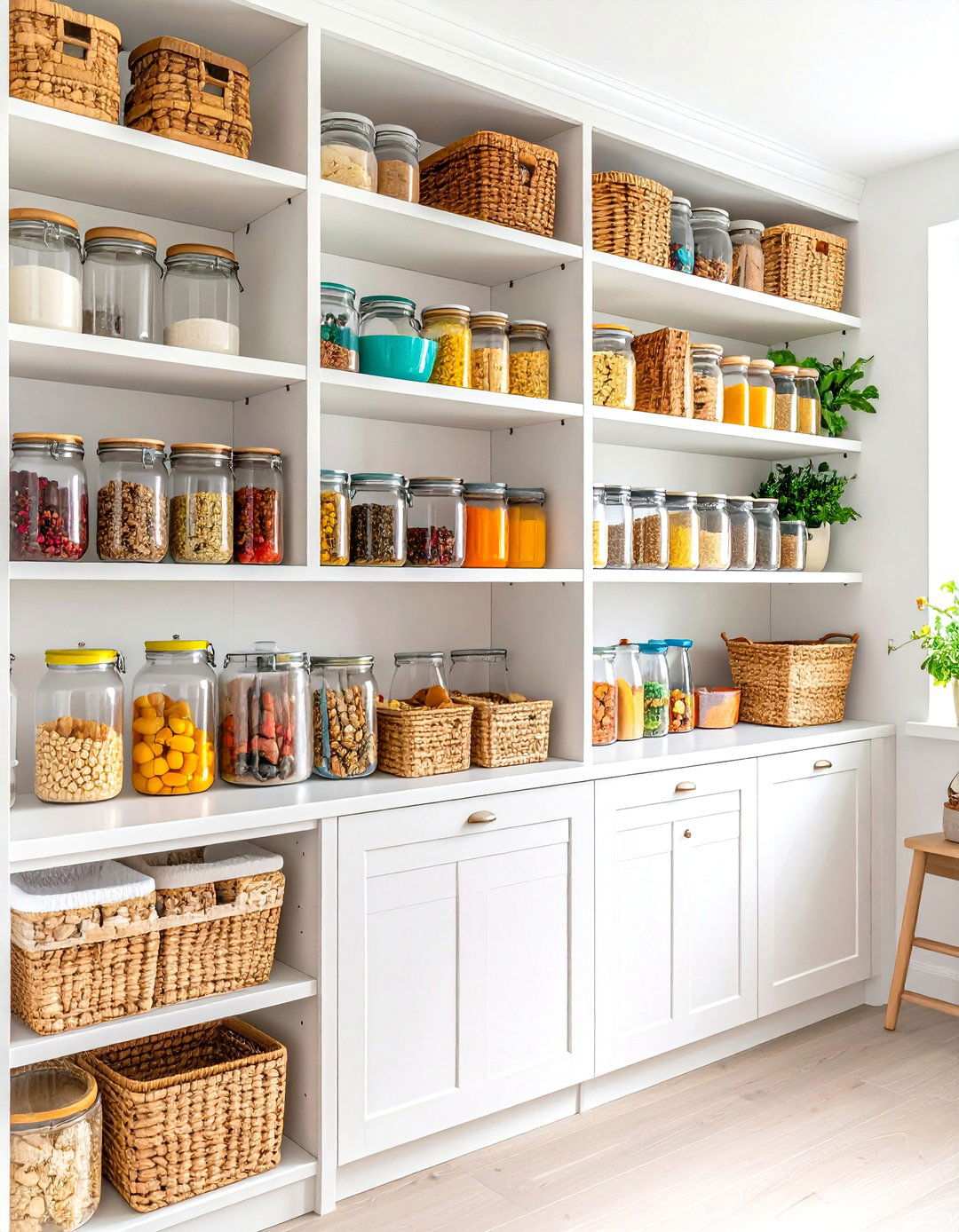 Open Shelving Pantry Design - 24 Larder Cupboard and Pantry Ideas for Your Kitchen