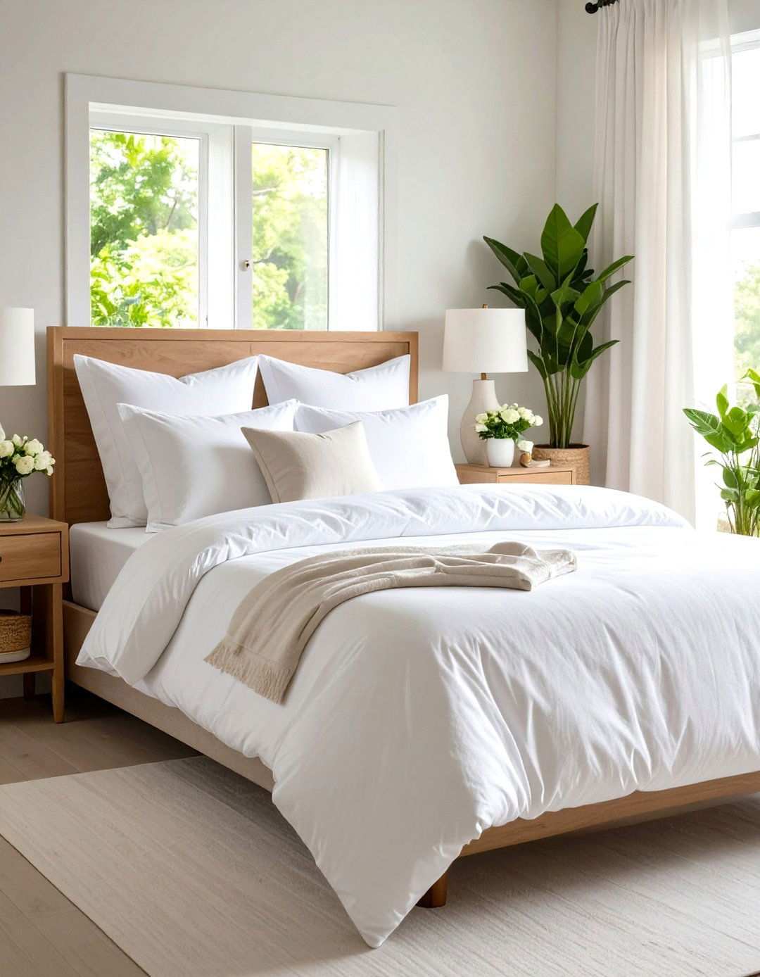 Organic Cotton Bedding - 24 Scandinavian Bedroom Ideas