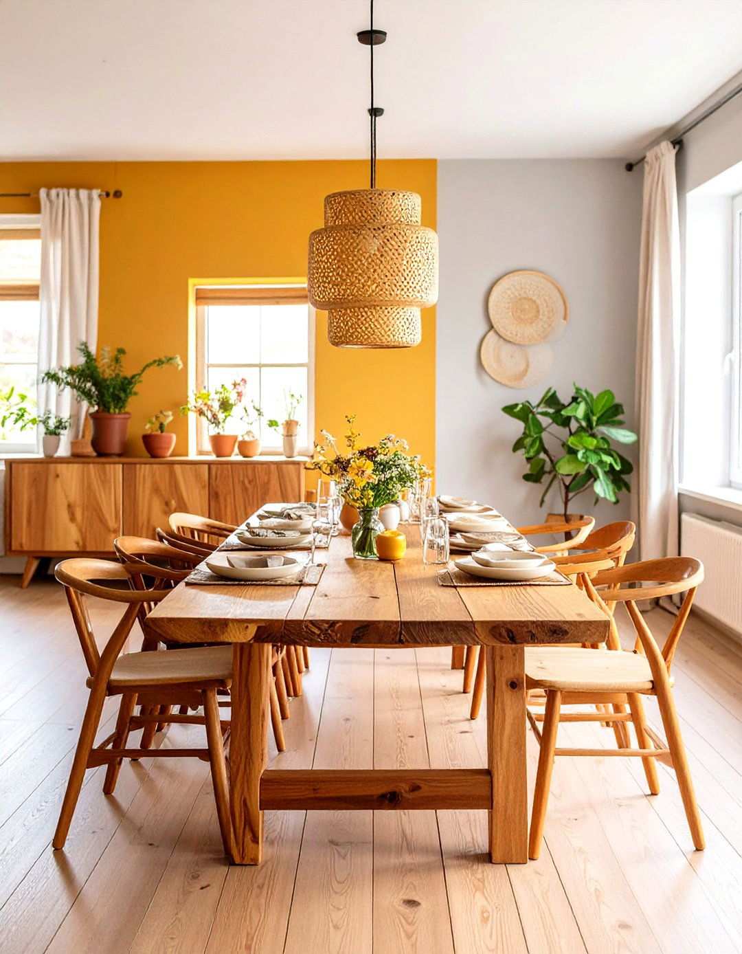 Organic Dining Space - 24 Wabi Sabi Interior Design Ideas